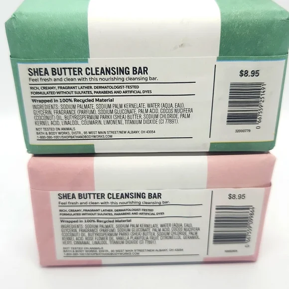 Bath & Body Works Aroma Shea Butter Cleansing Bars Breathe Deep & Inspire Love 2 - Picture 5 of 5